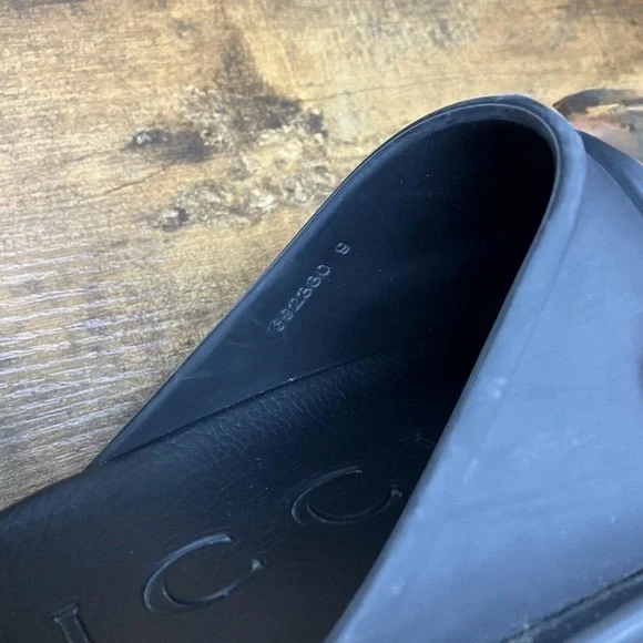 Gucci Black Interlocking slide - Picture 5 of 5